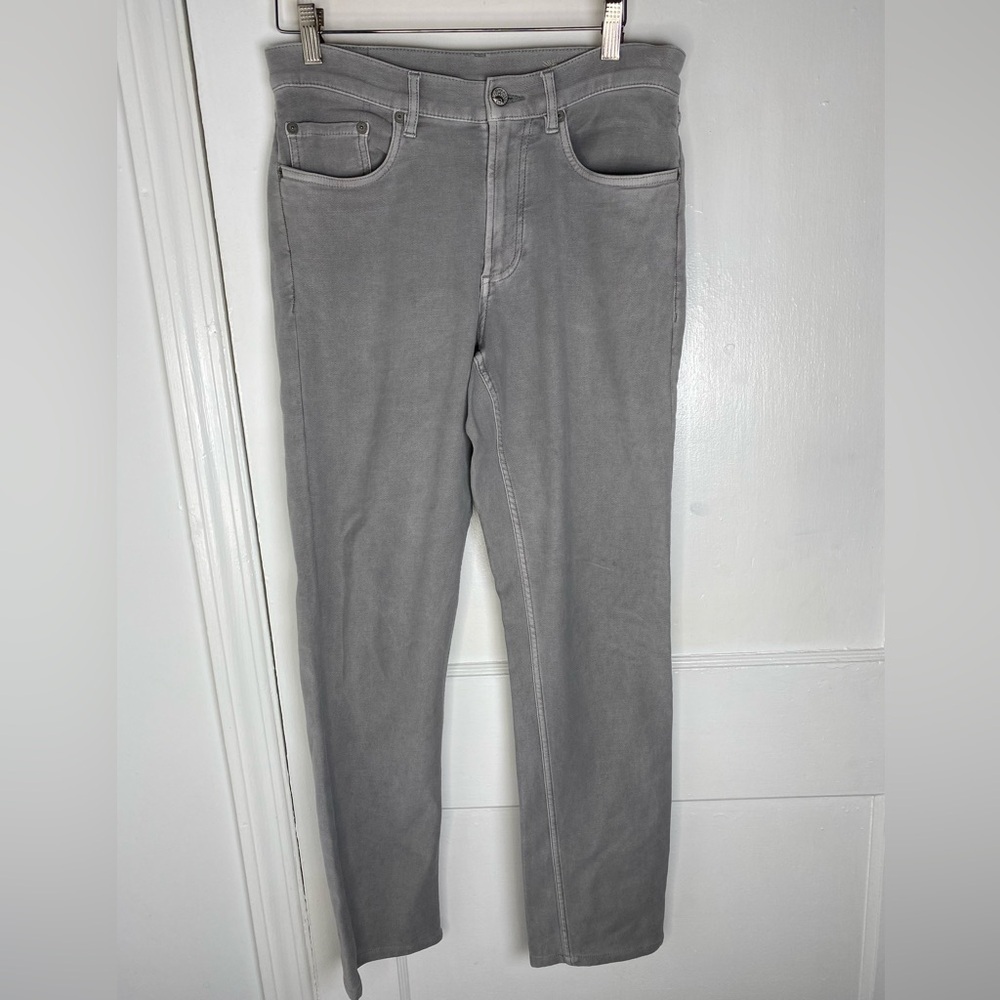 Faherty Mens 30 Men's Light Iron Slate Gray Slim Jeans